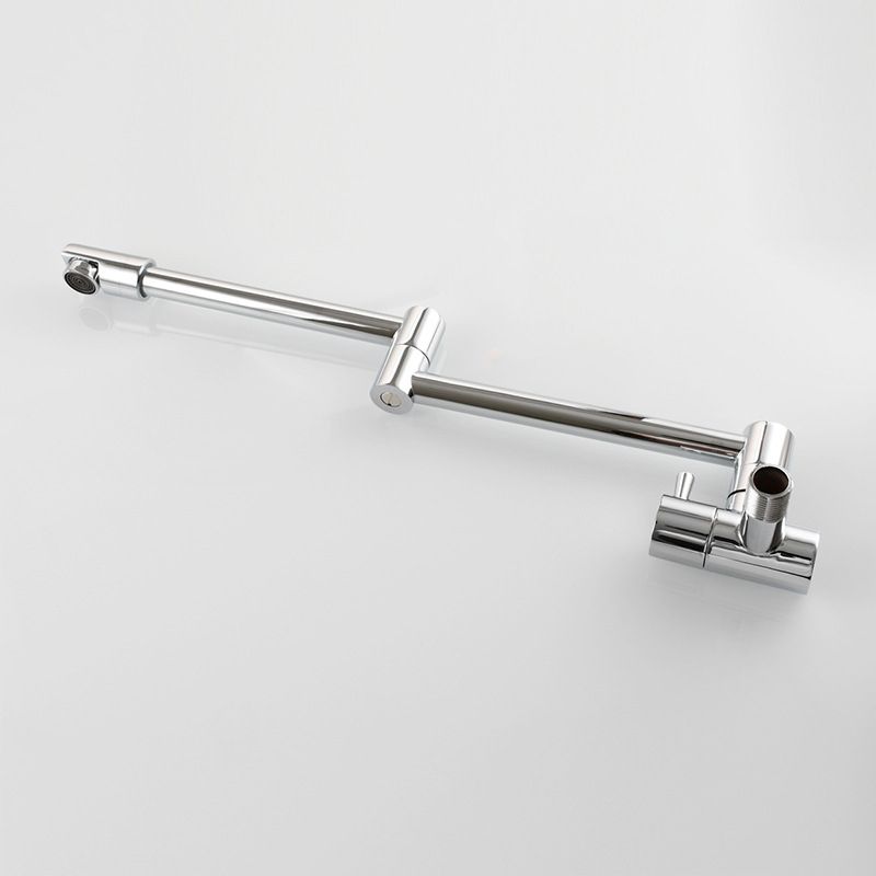Kalsten | Modern Pull-down Faucet Single Handle Wall Mounted Pot Filler Low Profile 1-Hole Filler