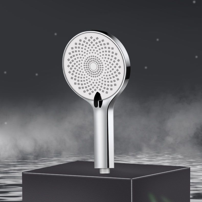 Round, Fixed High-Flow Shower Head with Air Injection, Wall Mounted