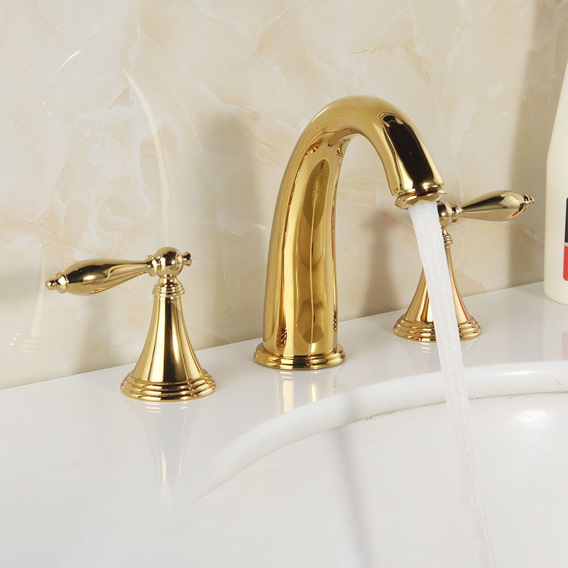 Kalsten | Modern widespread sink faucet Simple bathroom double handle faucet with lever handle