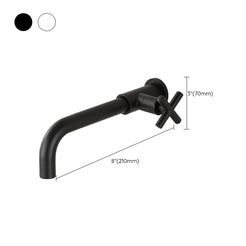 Kalsten | Widely used wall-mounted bathroom sink faucet cross handle low arch faucet