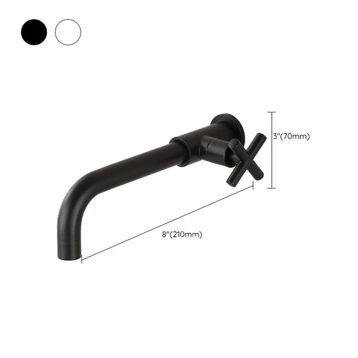 Kalsten | Widely used wall-mounted bathroom sink faucet cross handle low arch faucet