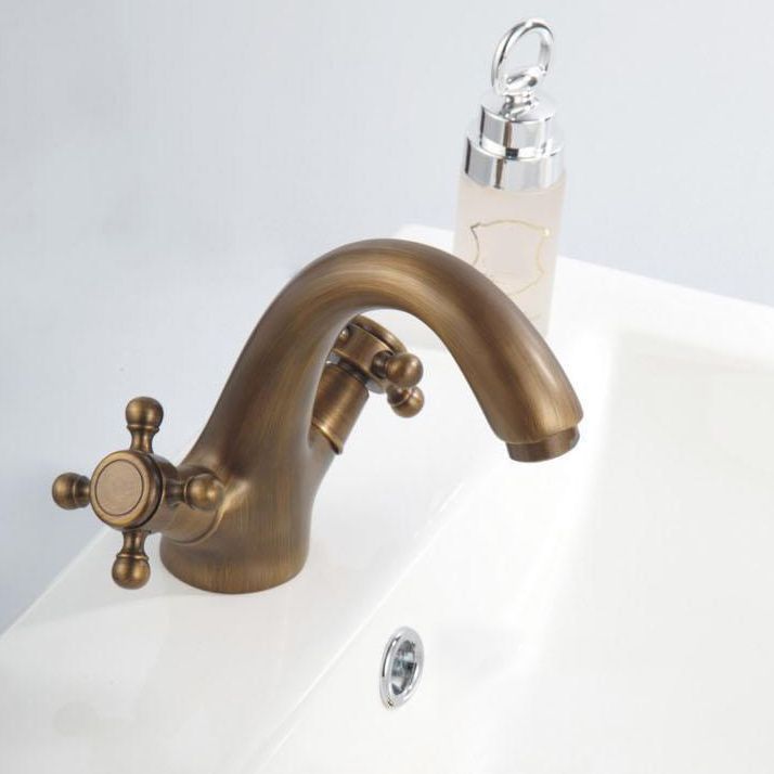 Industrial Foldable Bathroom Sink Tap – 2 Cross Handles