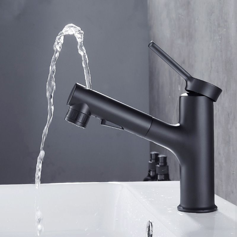 Kalsten | Contemporary sink faucet pull-out basin tap with lever handle