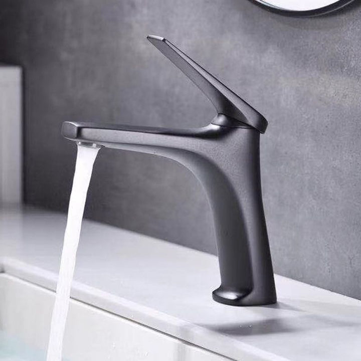 Kalsten | Contemporary Copper Vessel Tap Lever Low Arc Vessel Faucet