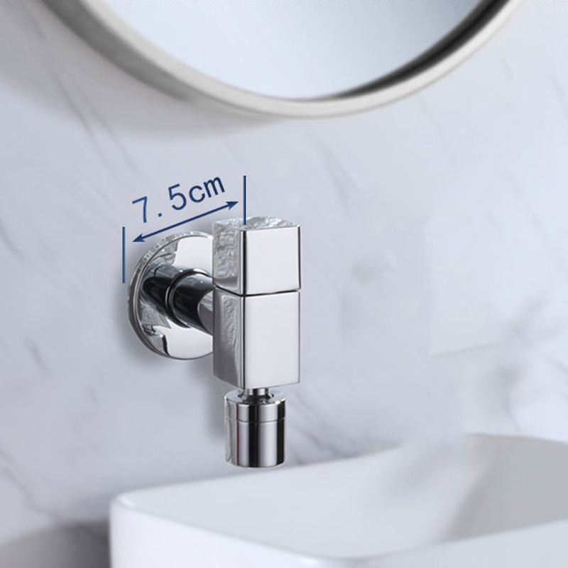 Kalsten | Contemporary Wall-Mounted Bathroom Faucet Knob Handle Solid Brass Round Faucet