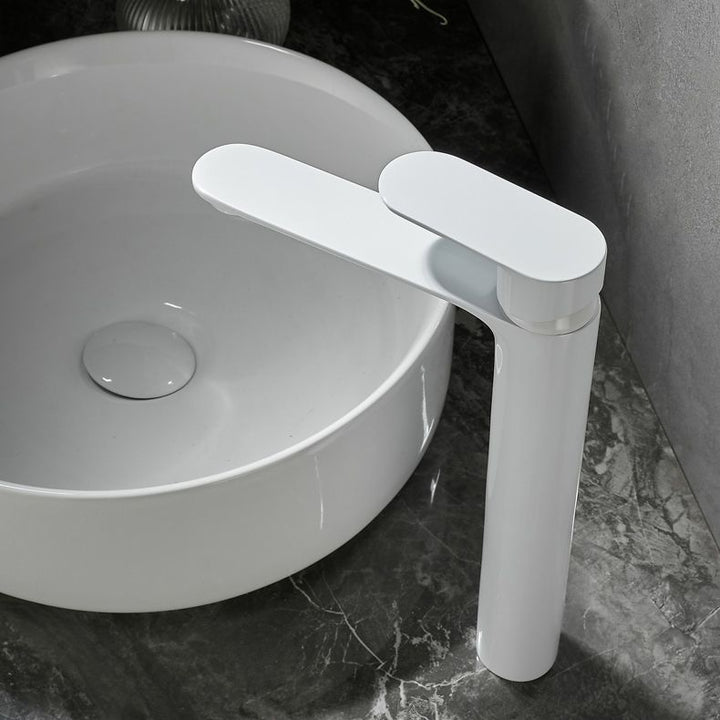 Kalsten | Bathroom Sink Faucet Lever Handle Brass Monochrome Bathroom Faucet