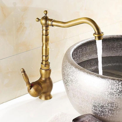 BowLift | Glam Centerset Faucet Single Hole Sink Faucet with 2 Handles