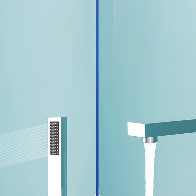 BowLift | Modern Freestanding Bathtub Faucet Copper Floor Mounted Freestanding Bathtub Faucet