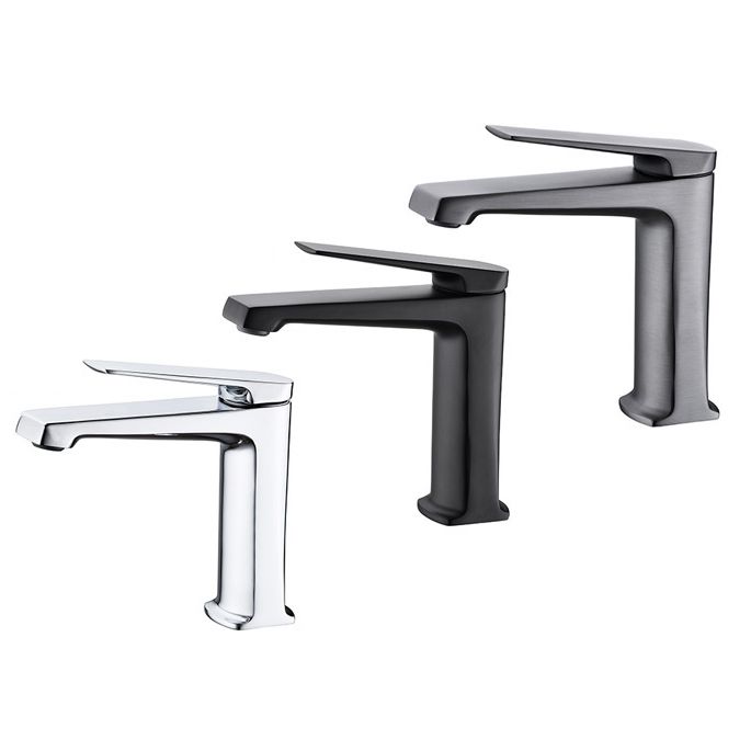 Kalsten | Modern centerset bathroom faucet Solid color copper faucet for the bathroom