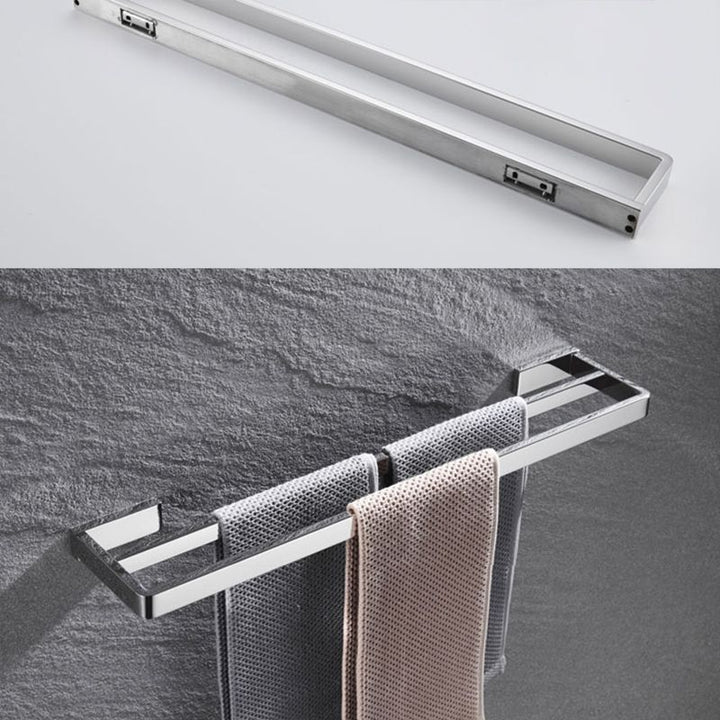 Kalsten | 5-piece modern bathroom accessories as single item or in set Polished chrome bathroom set