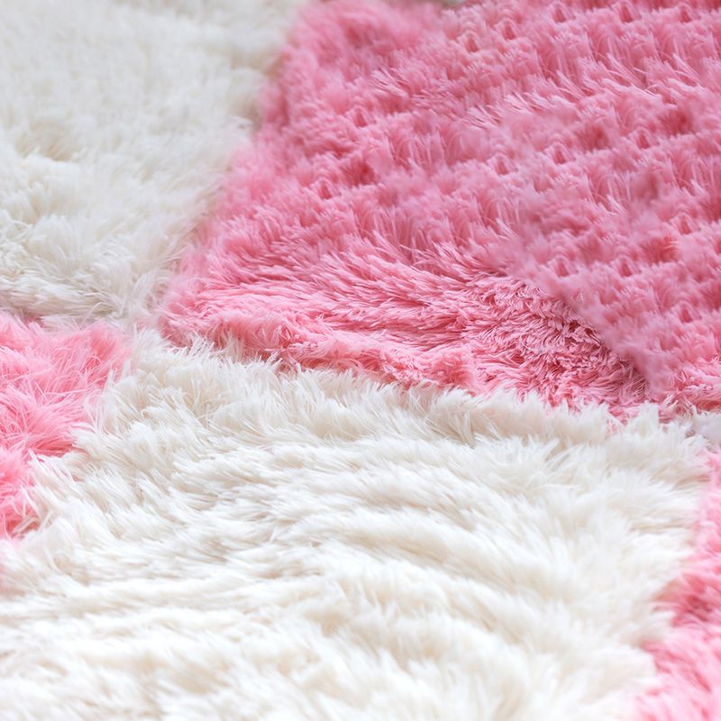 Kalsten | Bedroom Carpet Tiles Solid Square Shag Stain Resistant Carpet Tiles