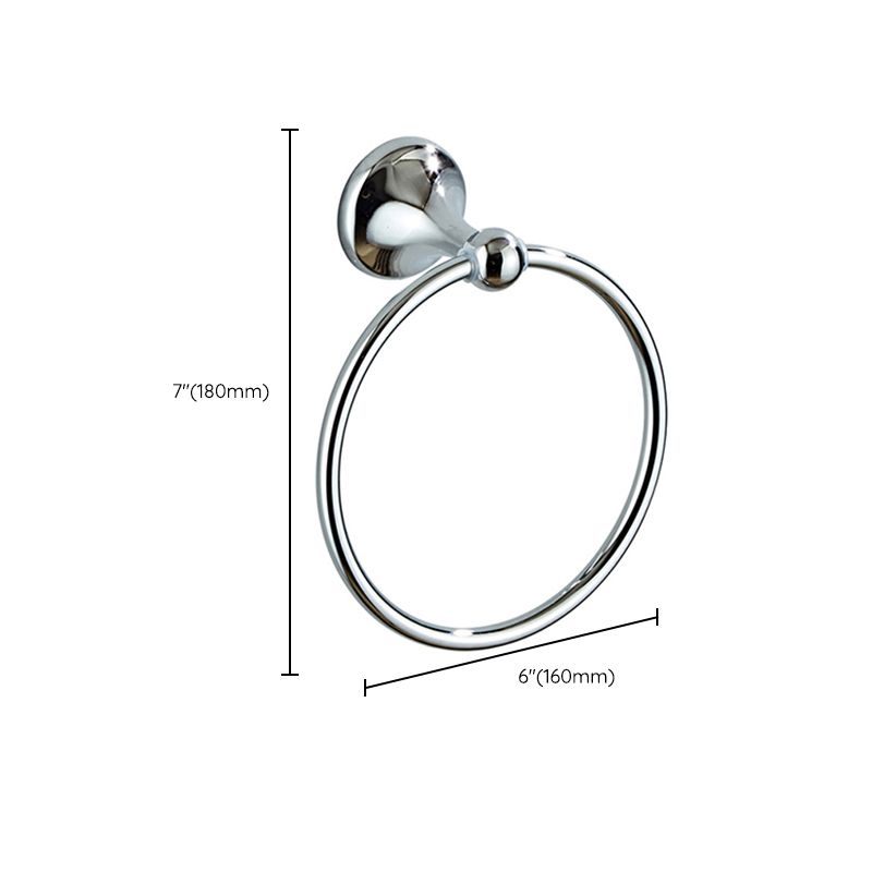 Kalsten | Metal Bathroom Set Traditional Style Chrome Bathroom Accessories Set