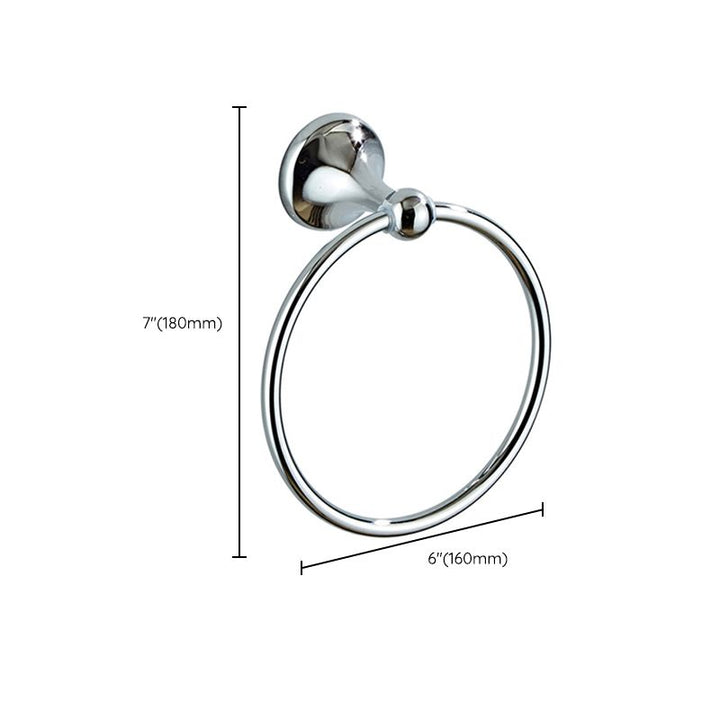 Kalsten | Metal Bathroom Set Traditional Style Chrome Bathroom Accessories Set