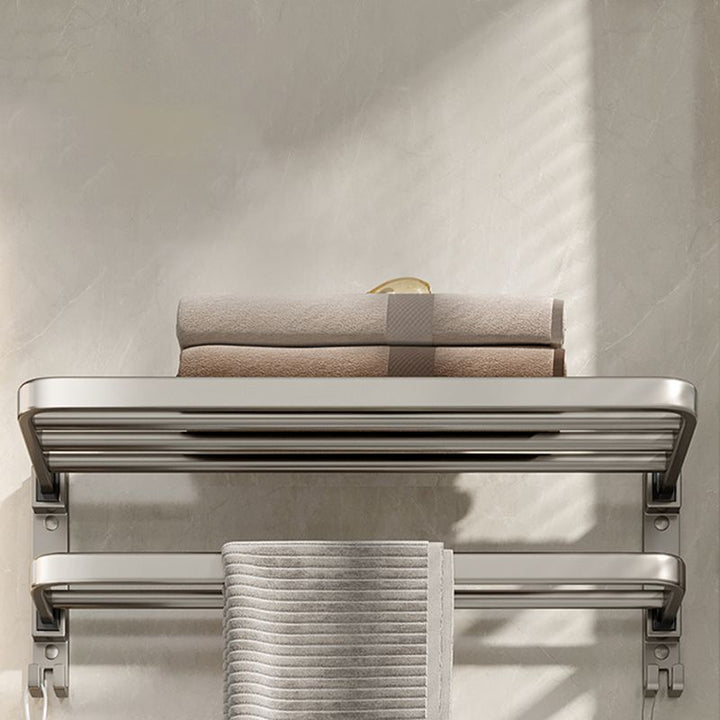 Kalsten | Modern Stainless Steel Bathroom Shelf Bathroom Accessories Set Towel Holder Bathroom Set