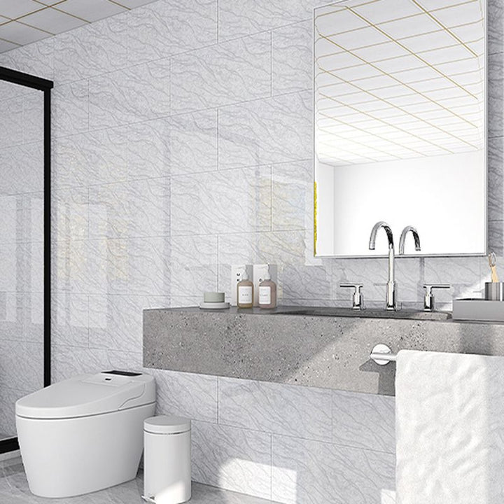 Kalsten | Single Tile Peel and Stick Back Splash Modern Style Bathroom Peel and Stick Back Splash