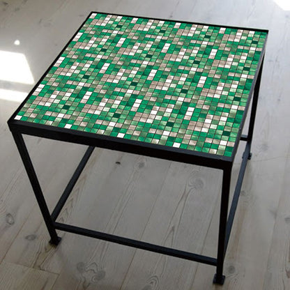 BowLift | Square Peel and Stick Tile Grid Mosaic Tiles Interior Wallpaper