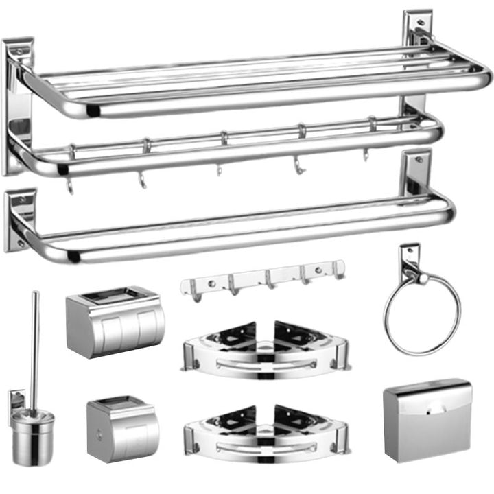 Kalsten | Silver Contemporary Bathroom Accessories As Individual Pieces Or As A Set