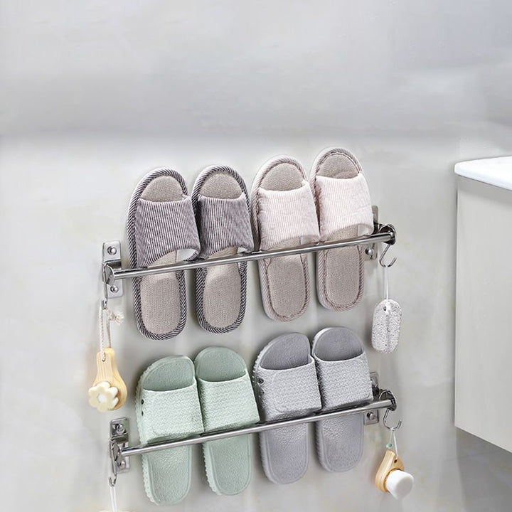 Kalsten | 3-piece Stainless Steel Bathroom Accessory Set Modern Chrome Object Stand