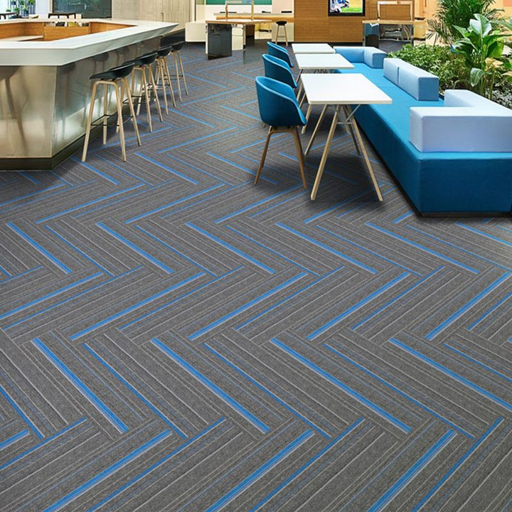 Self-Adhesive Carpet Floor Tiles