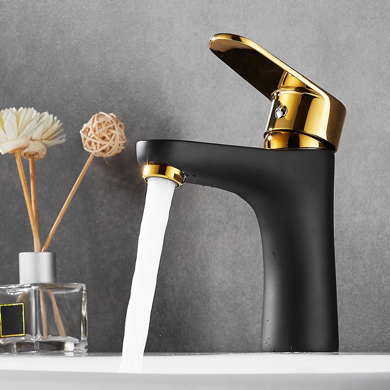 Black & Gold Vessel Sink Mixer Tap