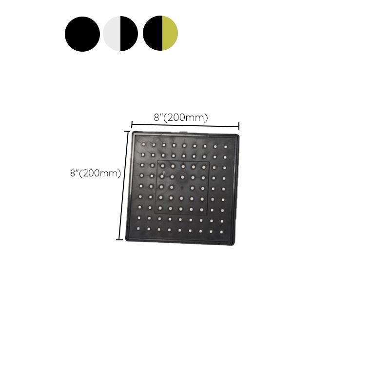 BowLift | Square Shower Head Combination Standard Spray Pattern with Hand Shower
