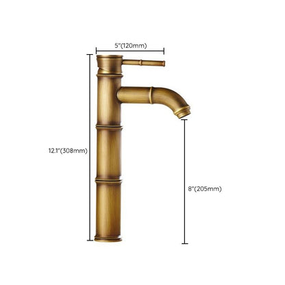 BowLift | Country house vessel water tap brass lever handles waterfall outlet sink faucet