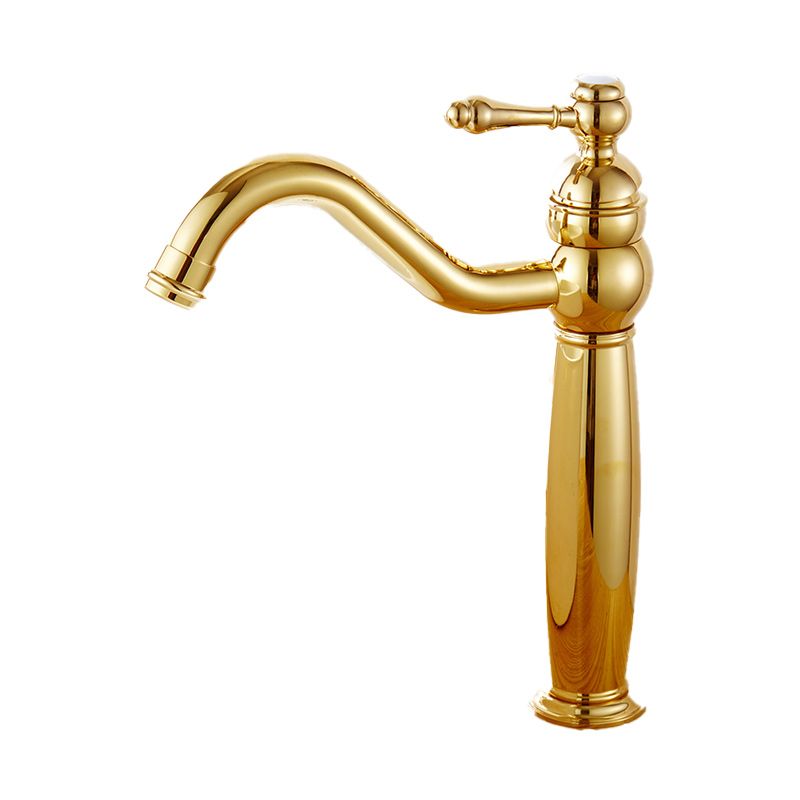 BowLift | Glam Vessel Faucet Swivel Spout Lever Handle Sink Faucet