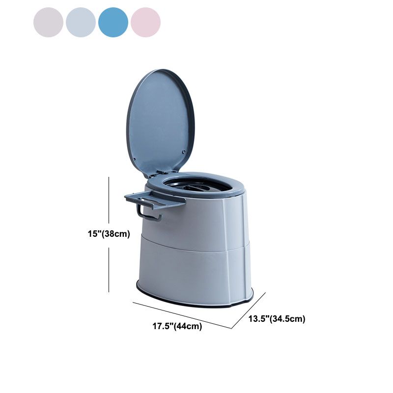 Kalsten | Contemporary plastic floor-mounted toilet bowl with toilet seat for the bathroom
