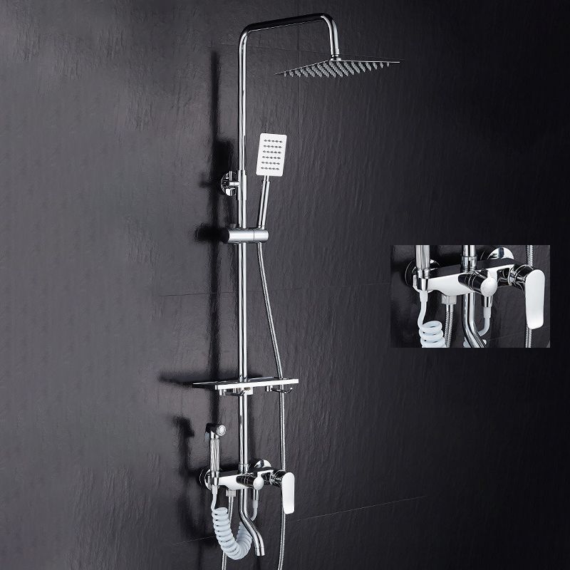 Kalsten | Modern adjustable water flow shower faucet shower arm shower system on the wall