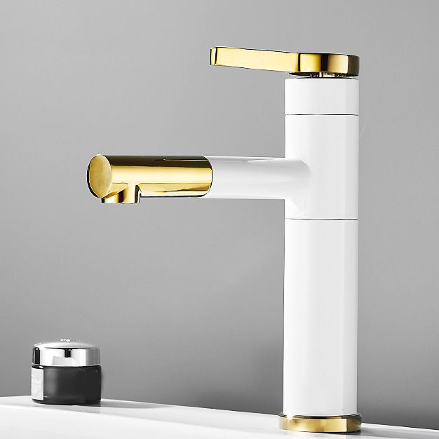 BowLift | Lever handle faucet Glam Style with swivel spout for the bathroom