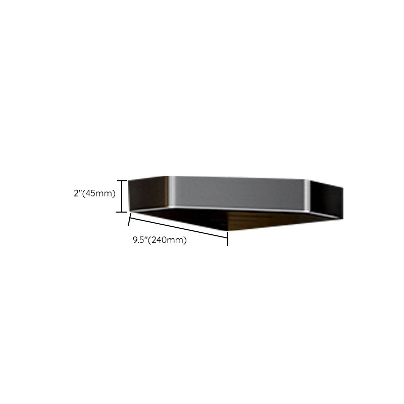 Kalsten | Modern Bathroom Set with Bath Shelf/Towel Holder & Paper Holder Black Bathroom Hardware