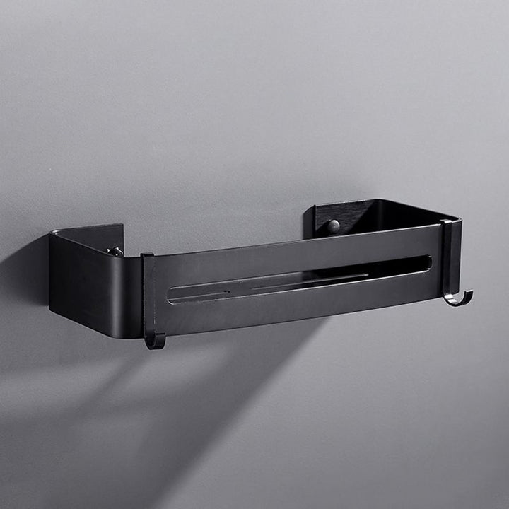 Kalsten | Matt Black Modern Bathroom Accessory Set, Set of 3, Bathroom Shelf