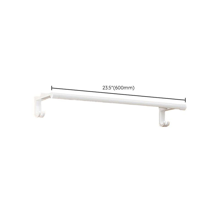 Kalsten | Modern Bathroom Hardware Set Towel Bar White Bath Shelf Bathroom Hardware Set