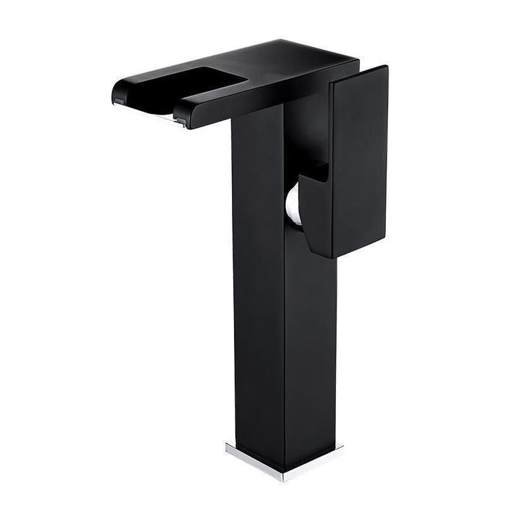 Modern Brass Faucet – LED Waterfall Mixer Valve