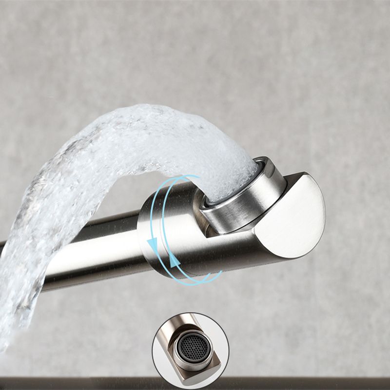 Kalsten | Modern Pull-down Faucet Single Handle Wall Mounted Pot Filler Low Profile 1-Hole Filler