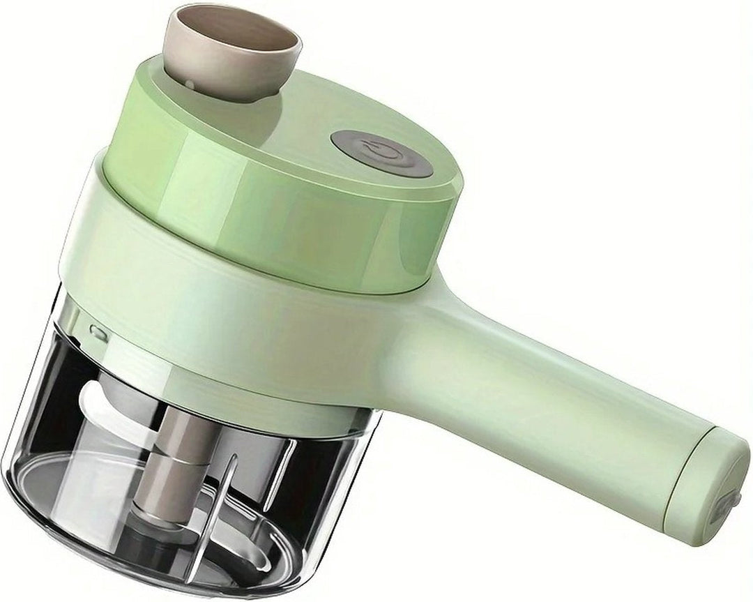 SnijGemak 4-in-1 Electric Vegetable Slicer – Rechargeable & With Collection Bin | Kalsten