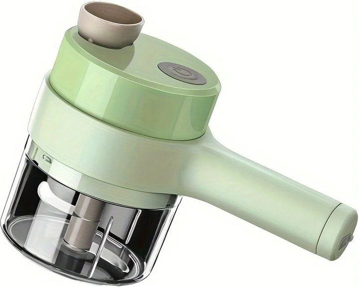 SnijGemak 4-in-1 Electric Vegetable Slicer – Rechargeable & With Collection Bin | Kalsten
