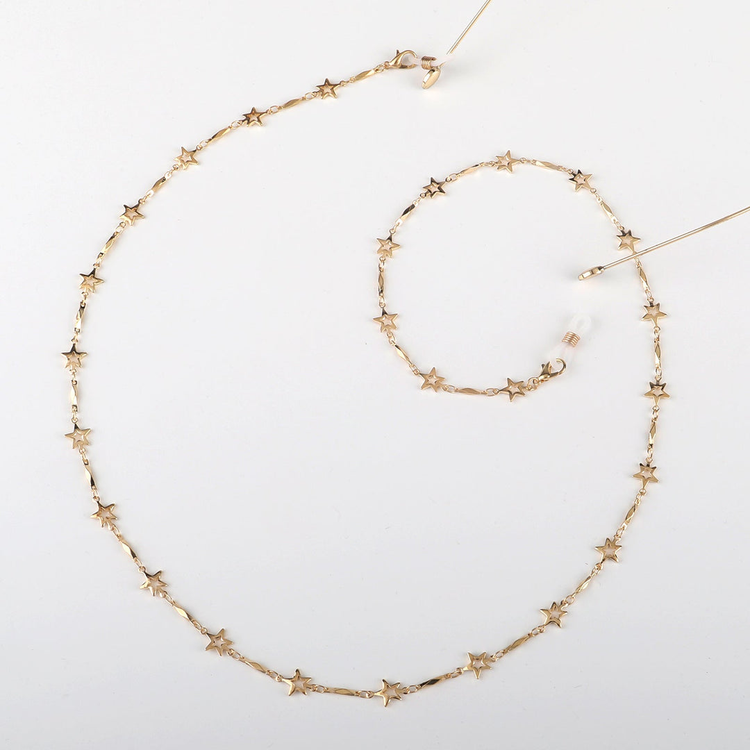 Star-Decorated Eyewear Chain Kalsten