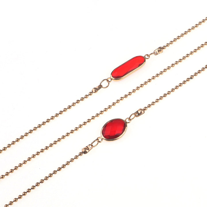 Elegant Blue Stone Necklace Kalsten