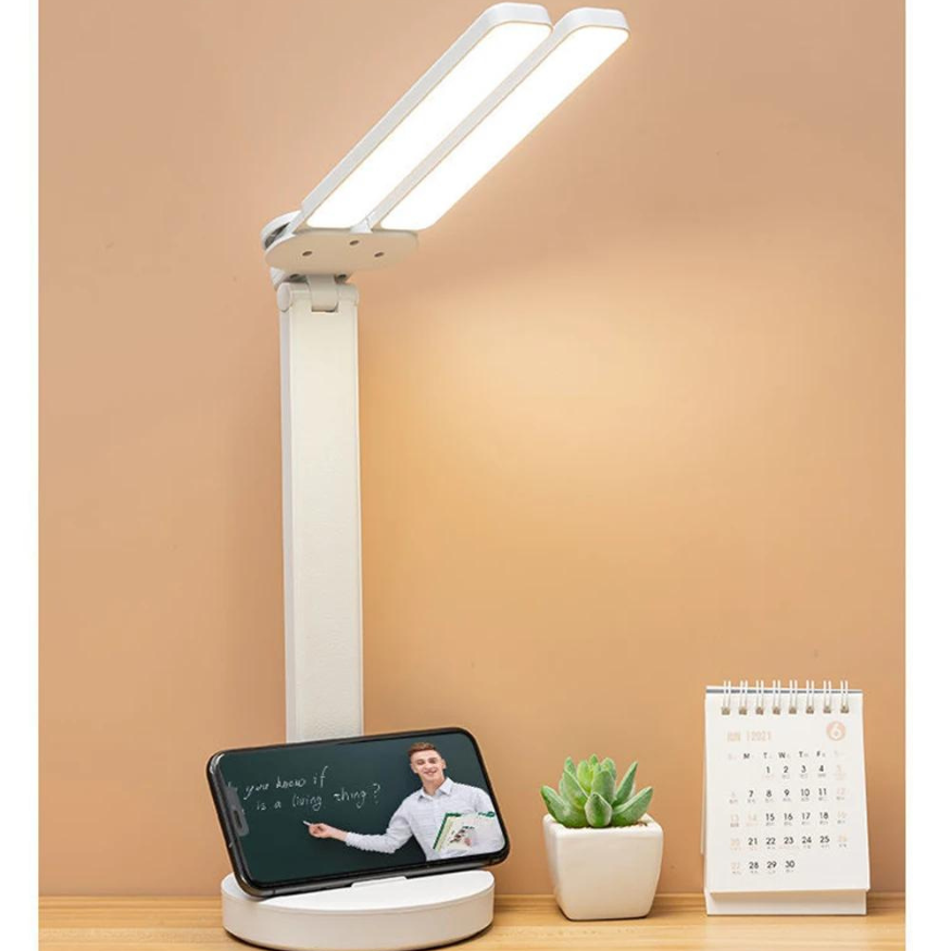 Kalsten | Adjustable Reading Lamp - Rechargeable Dimmable with Phone Table