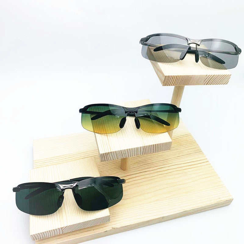 Men's sporty sunglasses with polarized lenses and flexible frame Kalsten