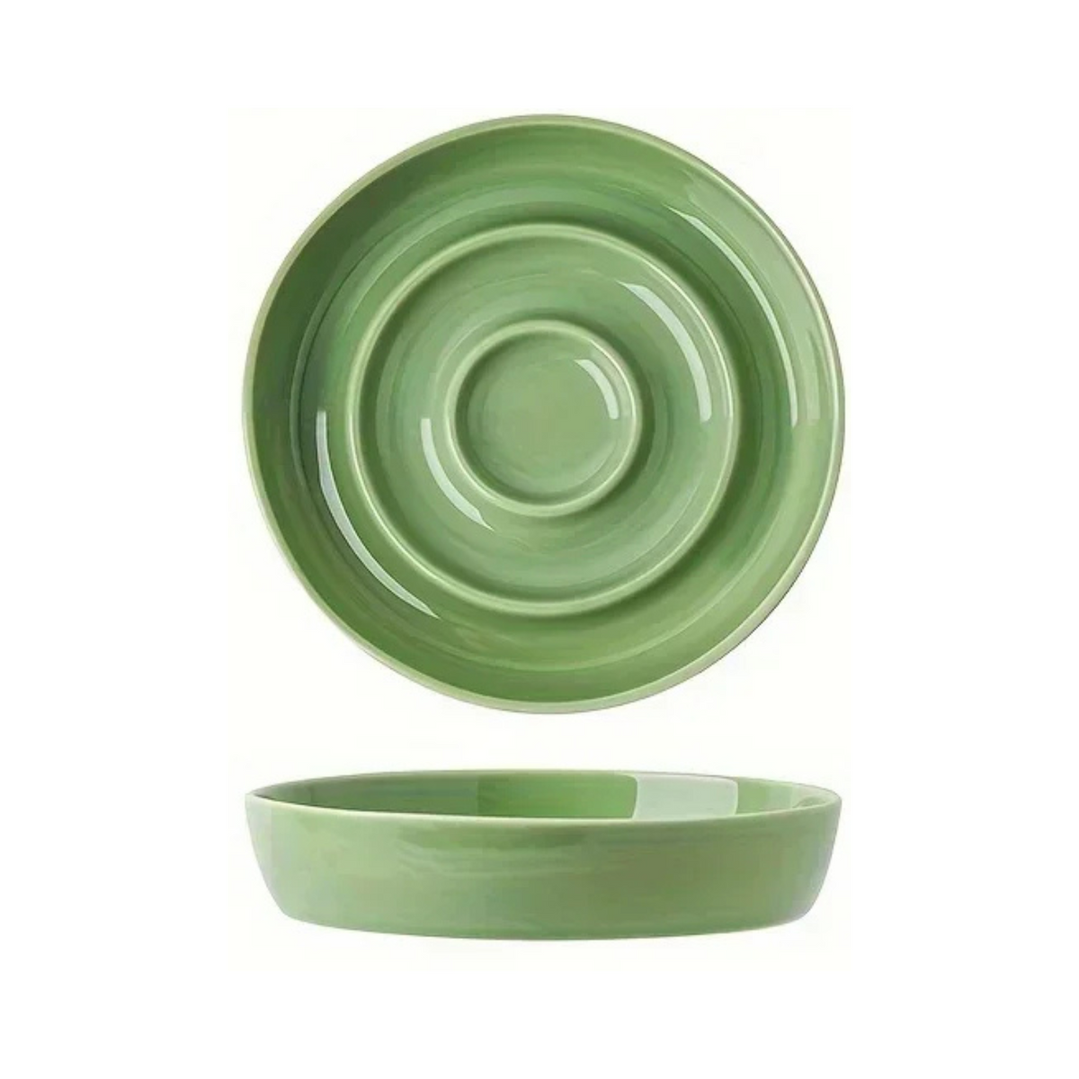 Skanto | Ceramic Anti-Choking Feeder Bowl – Slow Feeder Bowl for Cats and Dogs