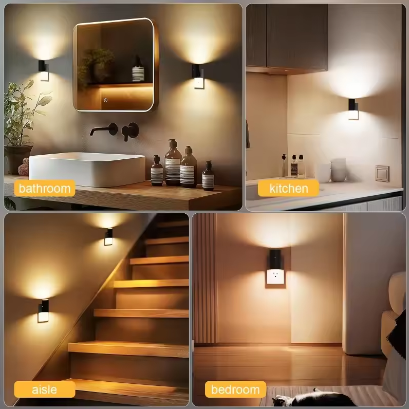 SensorShine Light - Adjustable LED Plug In Intelligent Motion Sensor Night Light | Kalsten