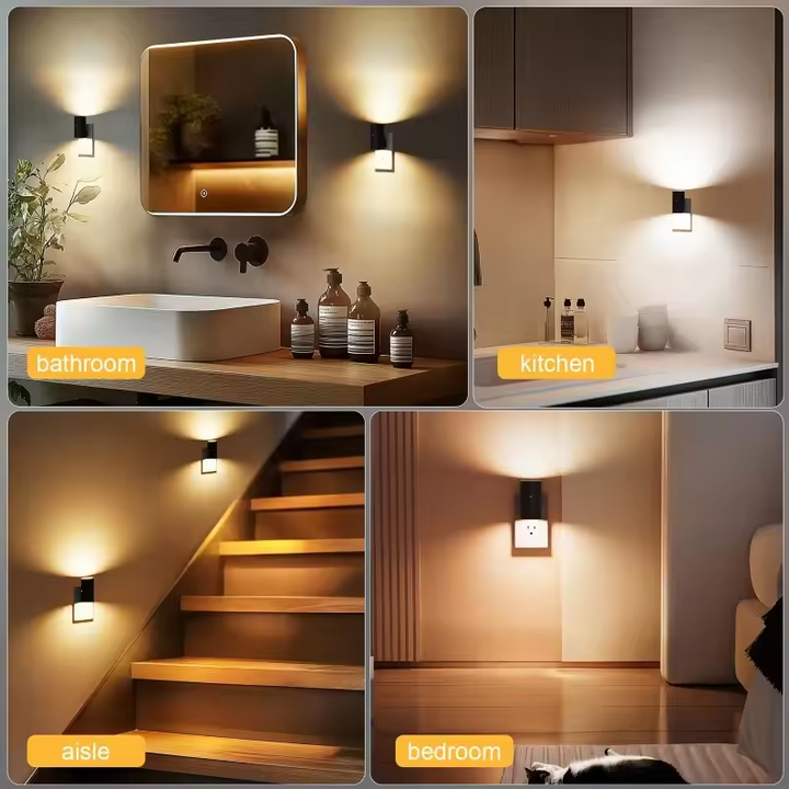 SensorShine Light - Adjustable LED Plug In Intelligent Motion Sensor Night Light | Kalsten