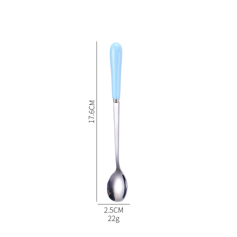Ergonomic teaspoon with non-slip handle Kalsten
