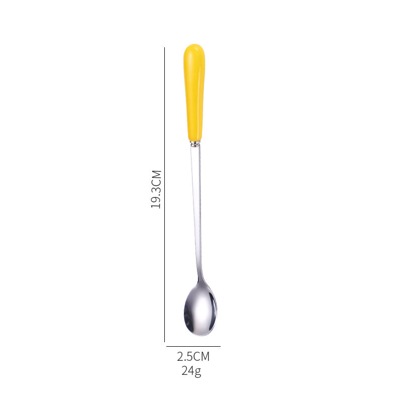 Ergonomic teaspoon with non-slip handle Kalsten