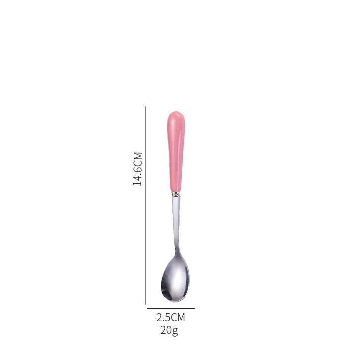 Ergonomic teaspoon with non-slip handle Kalsten
