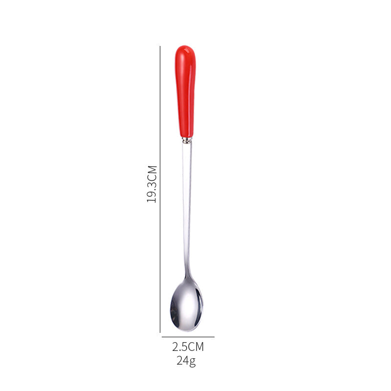 Ergonomic teaspoon with non-slip handle Kalsten