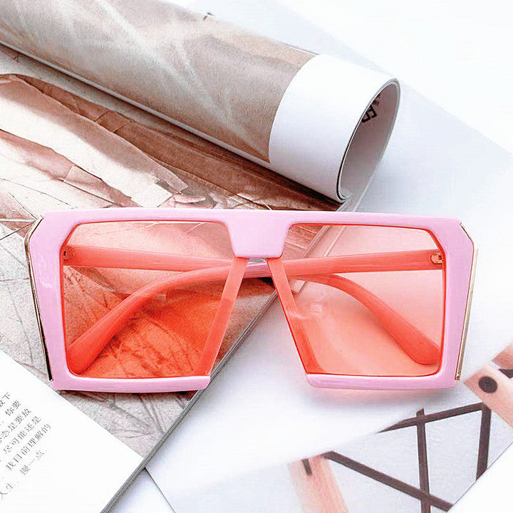 Ladies stylish geometric sunglasses in angular design Kalsten