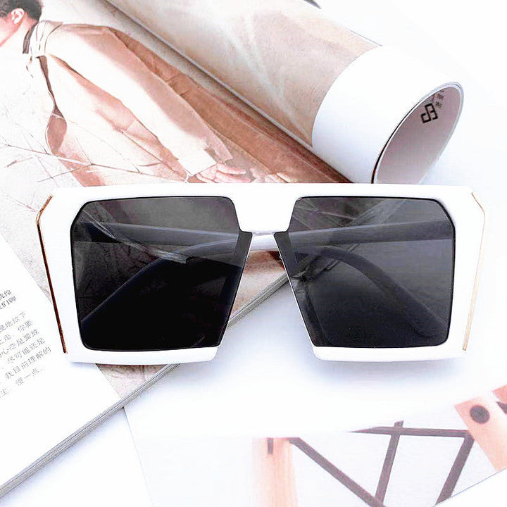 Ladies stylish geometric sunglasses in angular design Kalsten